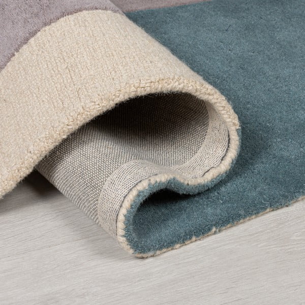 Modro-béžový vlněný koberec 230x160 cm Glow - Flair Rugs-image-3