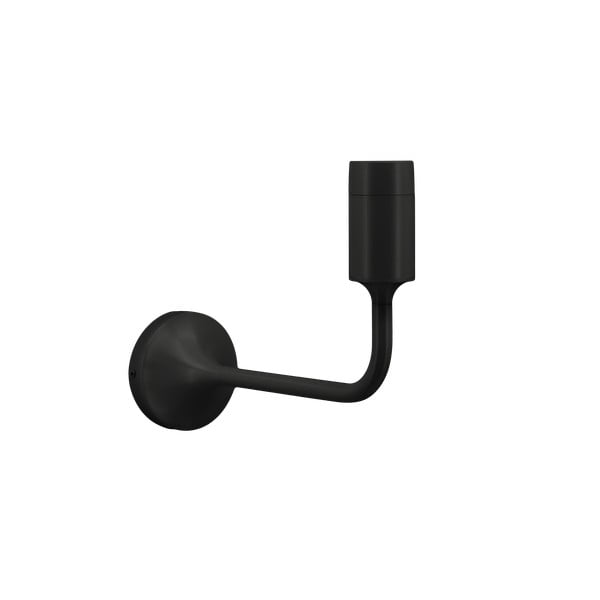 Černé kovové nástěnné svítidlo bez stínidla Santé – UMAGE