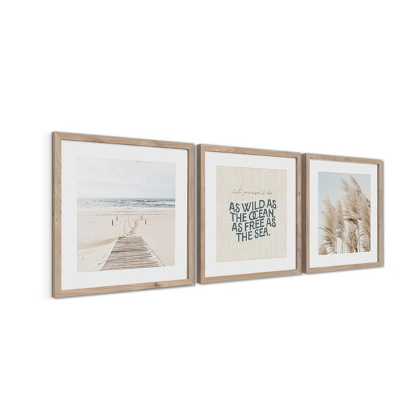 Obrazy v sadě 3 ks 30x40 cm Seaside – Styler-image-4