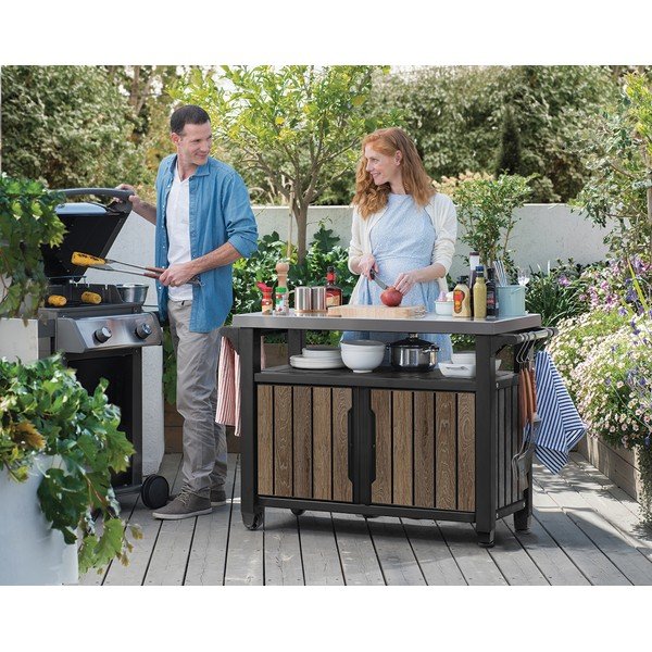 Zahradní barový stolek 134x52 cm Deco – Keter-image-1