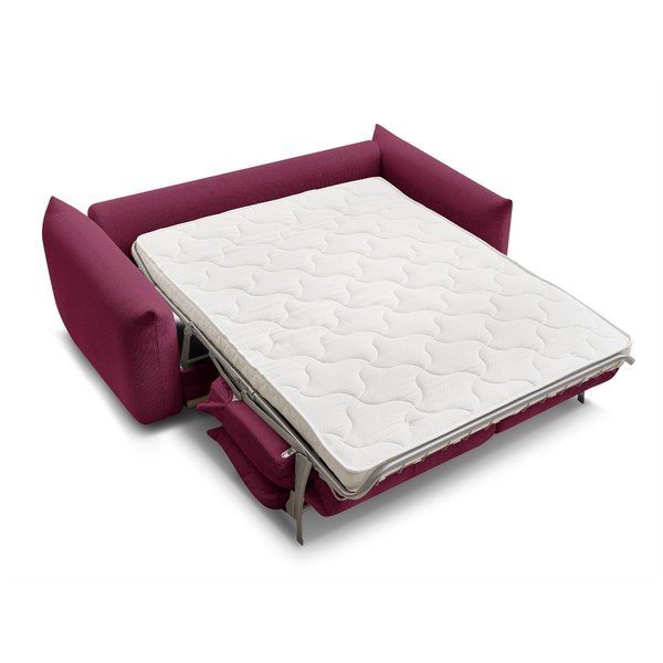 Vínová rozkládací pohovka 214 cm Ernest – Bobochic Paris-image-4