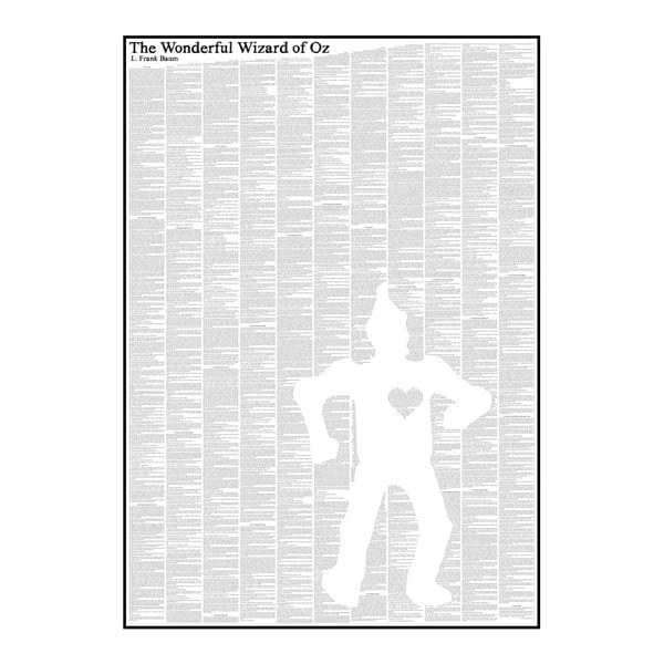Knižní plakát Čaroděj ze země Oz/Tin Man, 50x70 cm