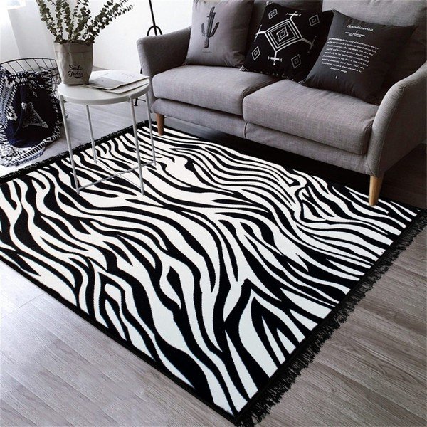 Oboustranný pratelný koberec Kate Louise Doube Sided Rug Zebra, 80 x 150 cm-image-4