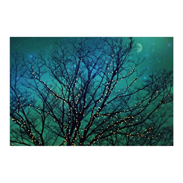 Obraz na plátně Marmont Hill Arbre Turquoise, 61 x 41 cm