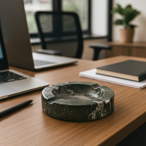 Mramorový popelník Zoro – Premier Housewares-image-1