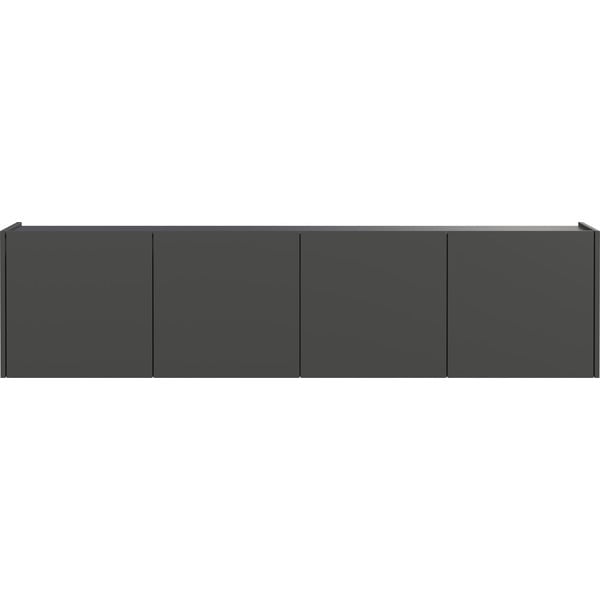 Antracitový TV stolek 183x45 cm Piana – Germania