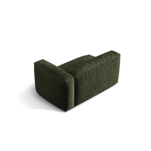 Zelený sametový modul pohovky (pravý roh) Martina – Micadoni -image-2