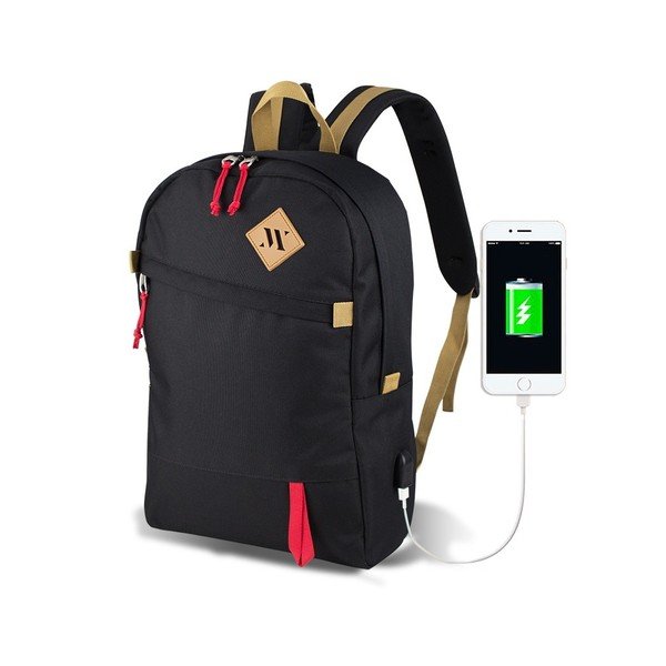 Černý batoh s USB portem My Valice FREEDOM Smart Bag