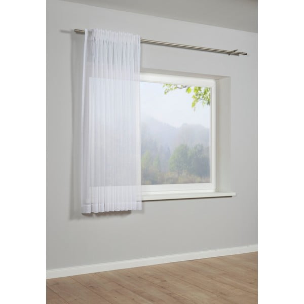 Bílá záclona 175x450 cm Voile Uni - Gardinia-image-1