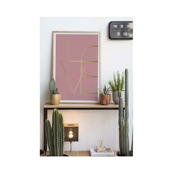 Obraz v rámu Velvet Atelier Golden Love, 40 x 60 cm-image-1