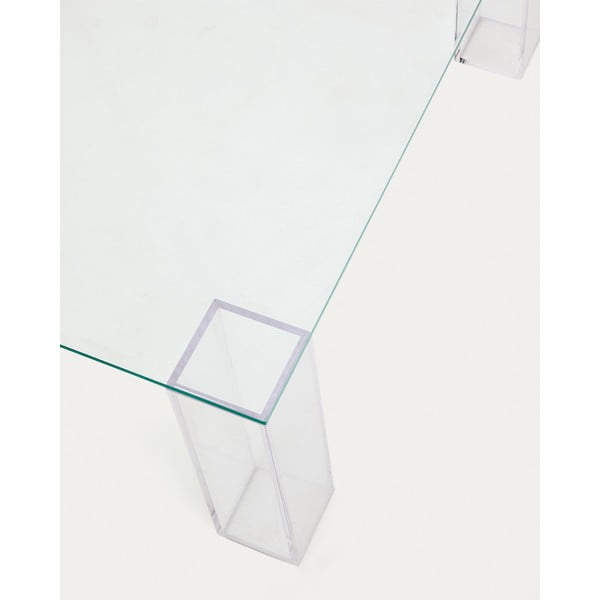 Skleněný konferenční stolek 85x85 cm Adularia – Kave Home-image-3
