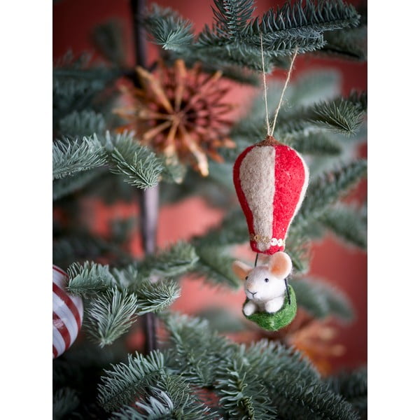 Vlněná vánoční ozdoba ø 7 cm Peo – Bloomingville-image-1