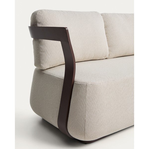 Hnědá/béžová čalouněná zahradní pohovka Tamaris – Kave Home-image-3