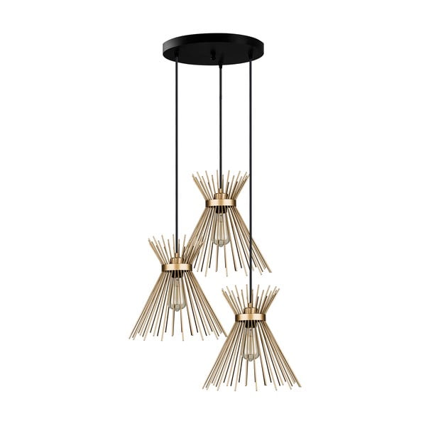 Kovové závěsné svítidlo ve zlaté barvě ø 34 cm Izmir – Squid Lighting-image-2