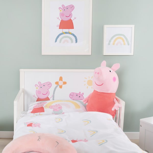 Bílá dětská postel 70x140 cm Peppa Pig – Roba-image-4