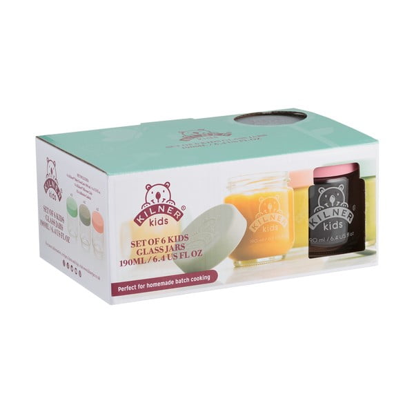Zavařovací sklenice na dětskou výživu 6ks 190 ml - Kilner-image-1