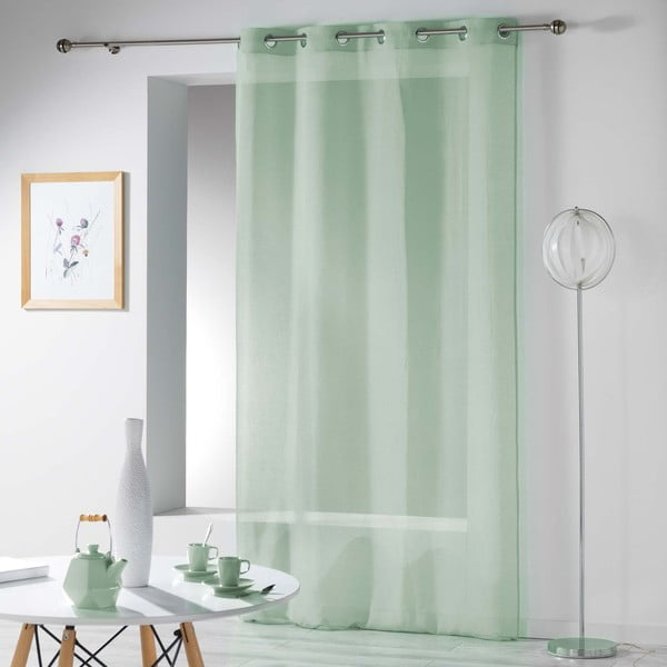 Světle zelená záclona 140x240 cm Telma – douceur d'intérieur-image-2