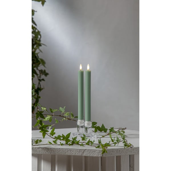 LED svíčky v sadě 2 ks (výška 25 cm) Flamme Stripe – Star Trading-image-3