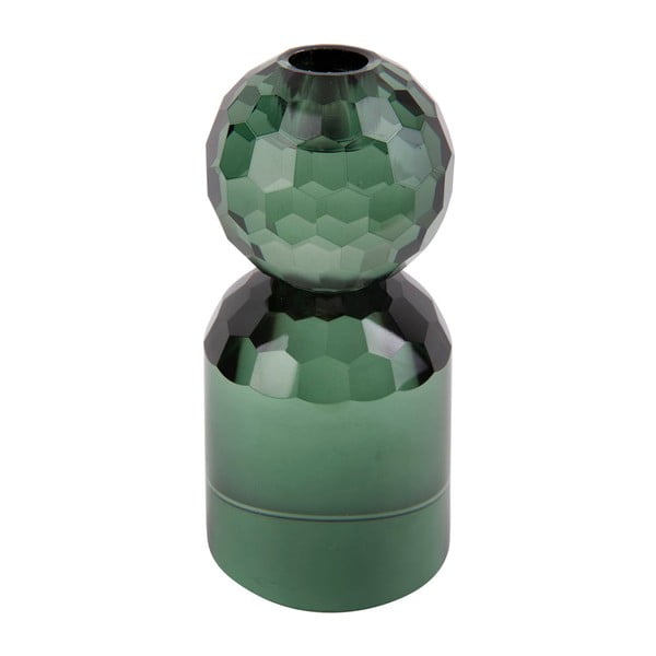 Zelený skleněný svícen Crystal Art - PT LIVING-image-2