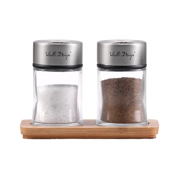 Slánka a pepřenka se stojánkem Soho – Vialli Design-image-2