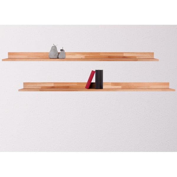 Police z dubového dřeva v přírodní barvě 150 cm Kalle – Interia Home & Living-image-1