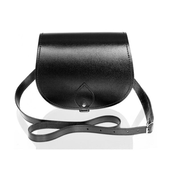 Kožená kabelka Saddle 29 cm, černá