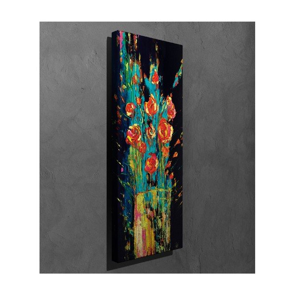 Nástěnný obraz na plátně Vintage Flowers, 30 x 80 cm-image-2