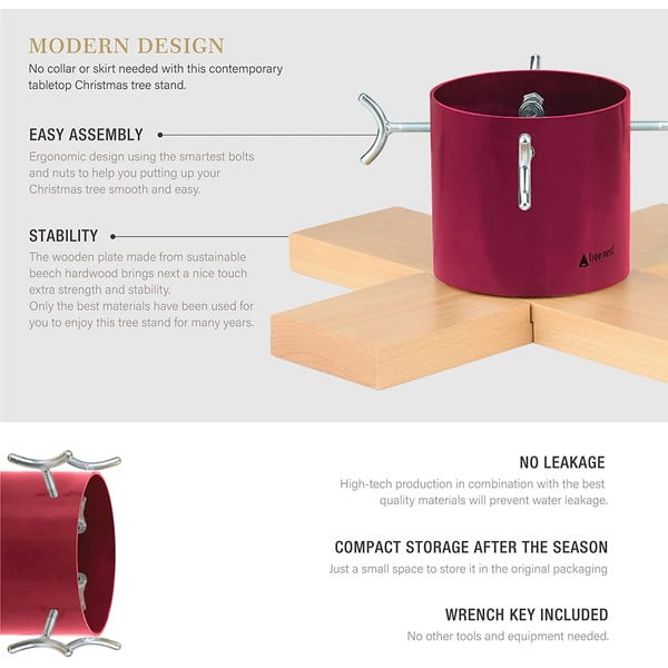 Stojan na vánoční stromeček ve stříbrné barvě Tree Nest Hip-image-3
