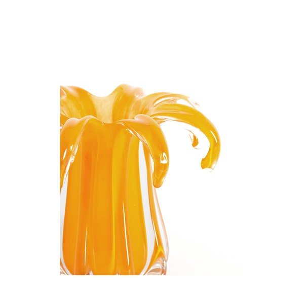 Oranžová skleněná váza (výška 17 cm) Avenia – Light & Living-image-1