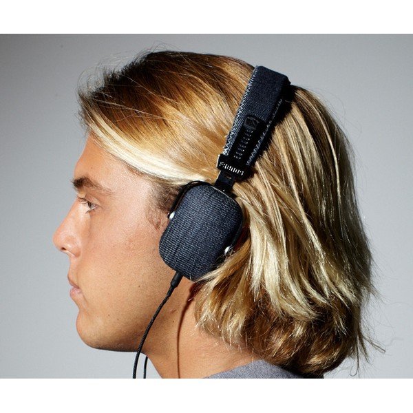 Pánská sluchátka s džínovými detaily Frends Denim-image-1