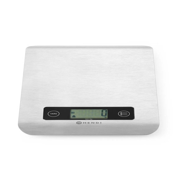 Digitální kuchyňská váha z nerezové oceli Hendi-image-1