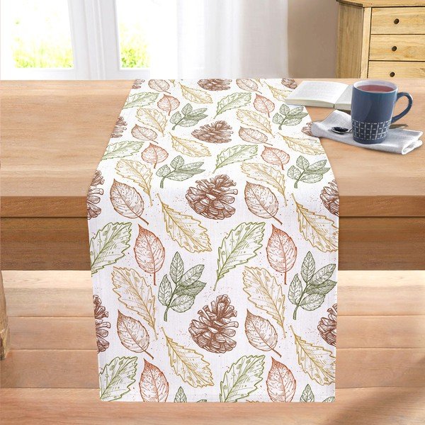 Běhoun na stůl 40x130 cm Leaves Mix – Mila Home-image-1