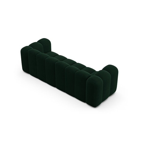 Tmavě zelená pohovka 228 cm Lupine – Micadoni Home-image-2