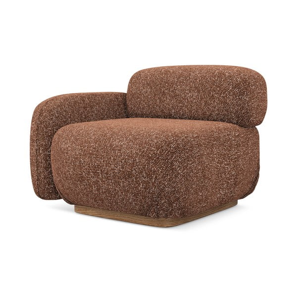 Oranžový/hnědý modul pohovky (levý roh) Ailani – Makamii-image-2