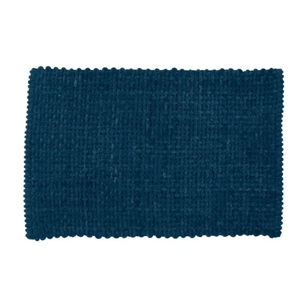 Tmavě modrá textilní koupelnová předložka 50x80 cm Covelo – Wenko