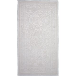 Krémový bavlněný koberec Vitaus Osmanli, 100 x 150 cm