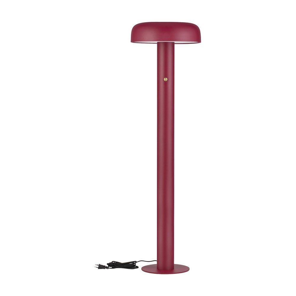 Vínová kovová LED stmívatelná stojací lampa (výška 142 cm) Noelia – Nova Luce