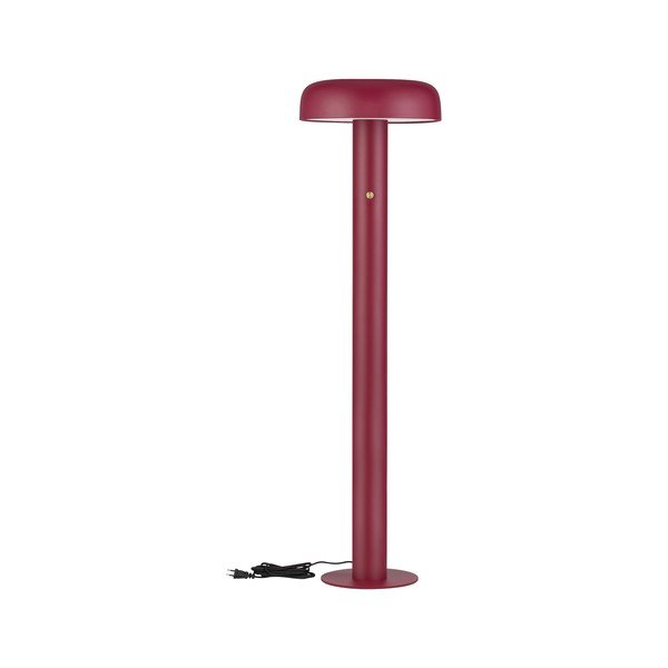 Vínová kovová LED stmívatelná stojací lampa (výška 142 cm) Noelia – Nova Luce