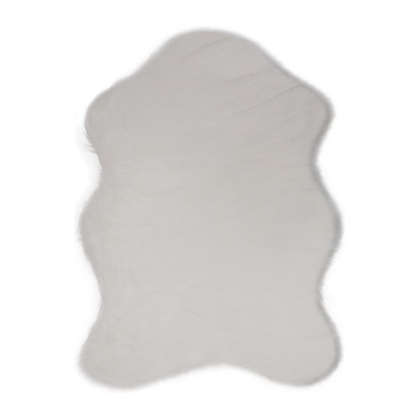 Bílý koberec z umělé kožešiny Pelus White, 150 x 200 cm