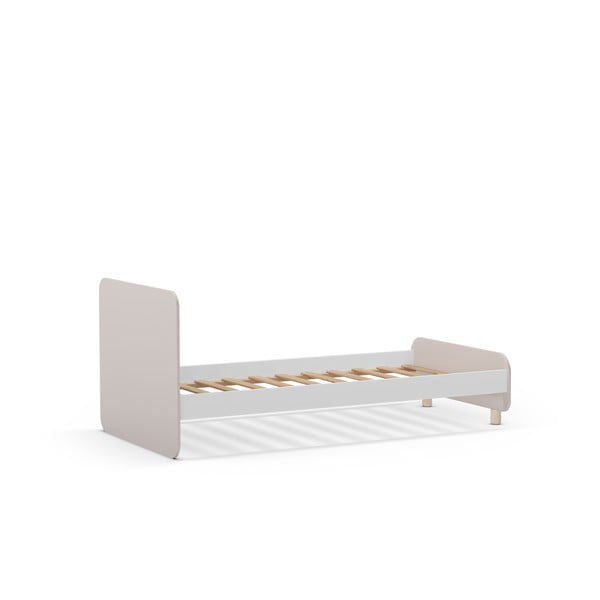 Krémová dětská postel z borovicového dřeva 90x190 cm Nora – Marckeric-image-2