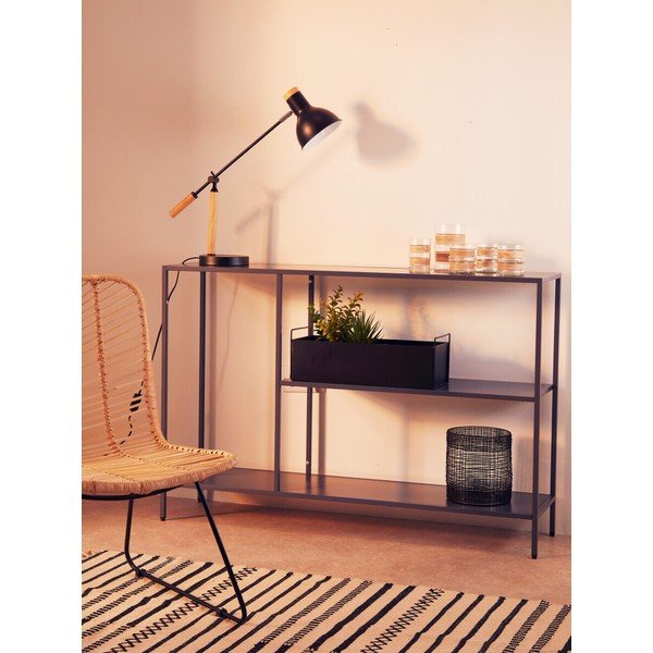 Šedý ocelový konzolový stolek 30x120 cm Acero – Premier Housewares-image-1