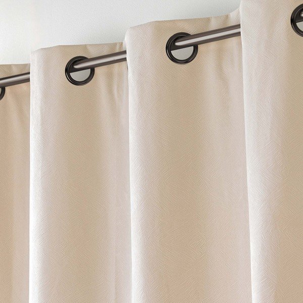 Béžový sametový závěs 140x260 cm Olympe – douceur d'intérieur-image-3