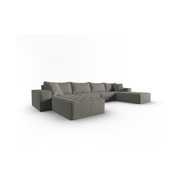 Šedá rohová pohovka Mike – Micadoni Home-image-2