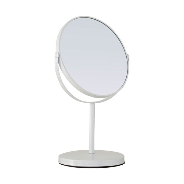 Bílé oboustranné kosmetické zrcadlo Premier Housewares, 18 x 29 cm