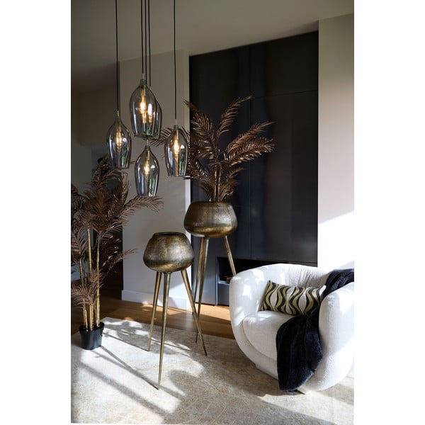 Kovový stojan na květiny ø 44 cm (výška 124 cm) Marielle – Light & Living-image-1