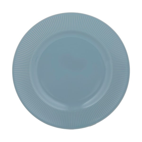 Modrý talíř z kameniny ø 27 cm Linear - Mason Cash