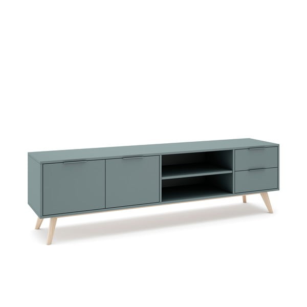 TV stolek šedozelený 180x53x40 cm Pisco – Marckeric-image-4