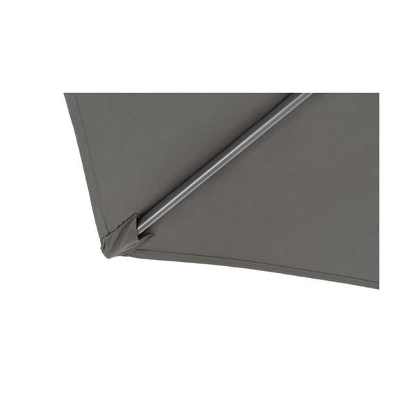 Černý slunečník ø 300 cm Roja - Rojaplast-image-3