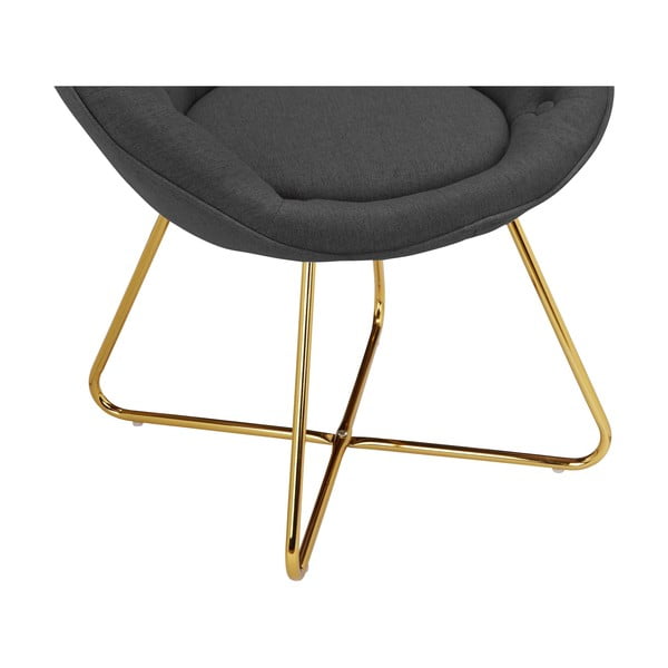 Tmavě šedé křeslo Tigela - Støraa-image-3