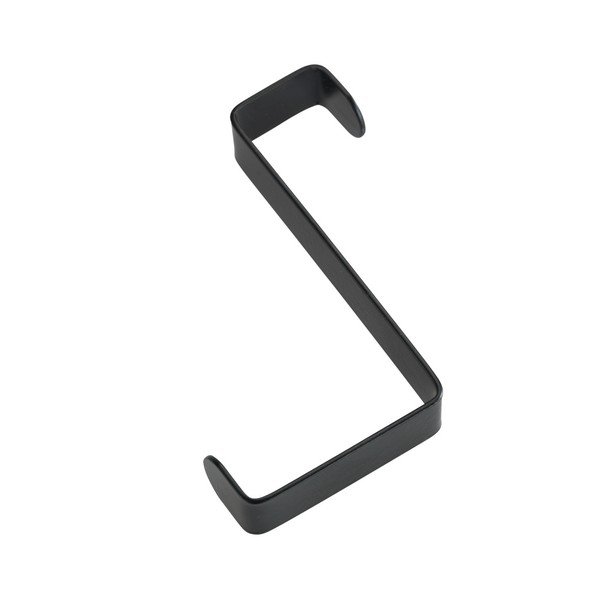 Sada 4 černých matných háčků na dveře Wenko-image-3